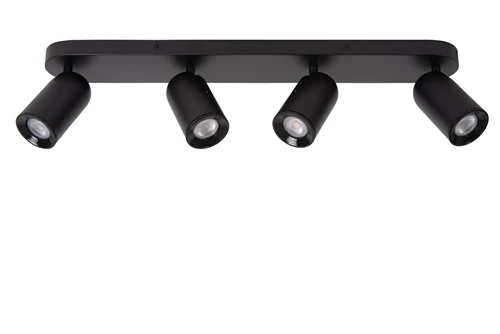 Lucide PUNCH - Deckenstrahler - 4xGU10 - Schwarz - ausgeschaltet